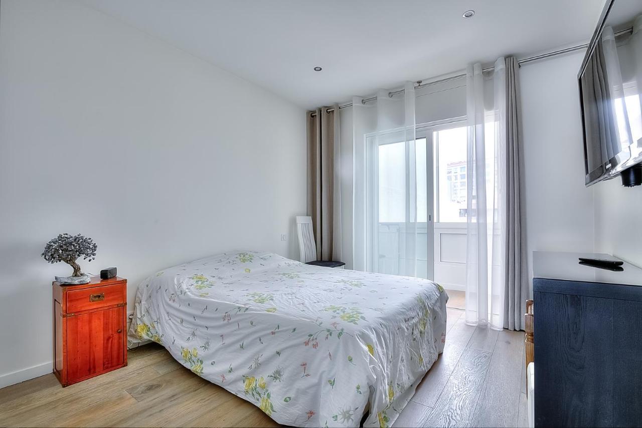 Apartamento Le Florentina, Dernier Etage Avec Terrasse, Vue Sur La Baie Des Anges Niza Exterior foto