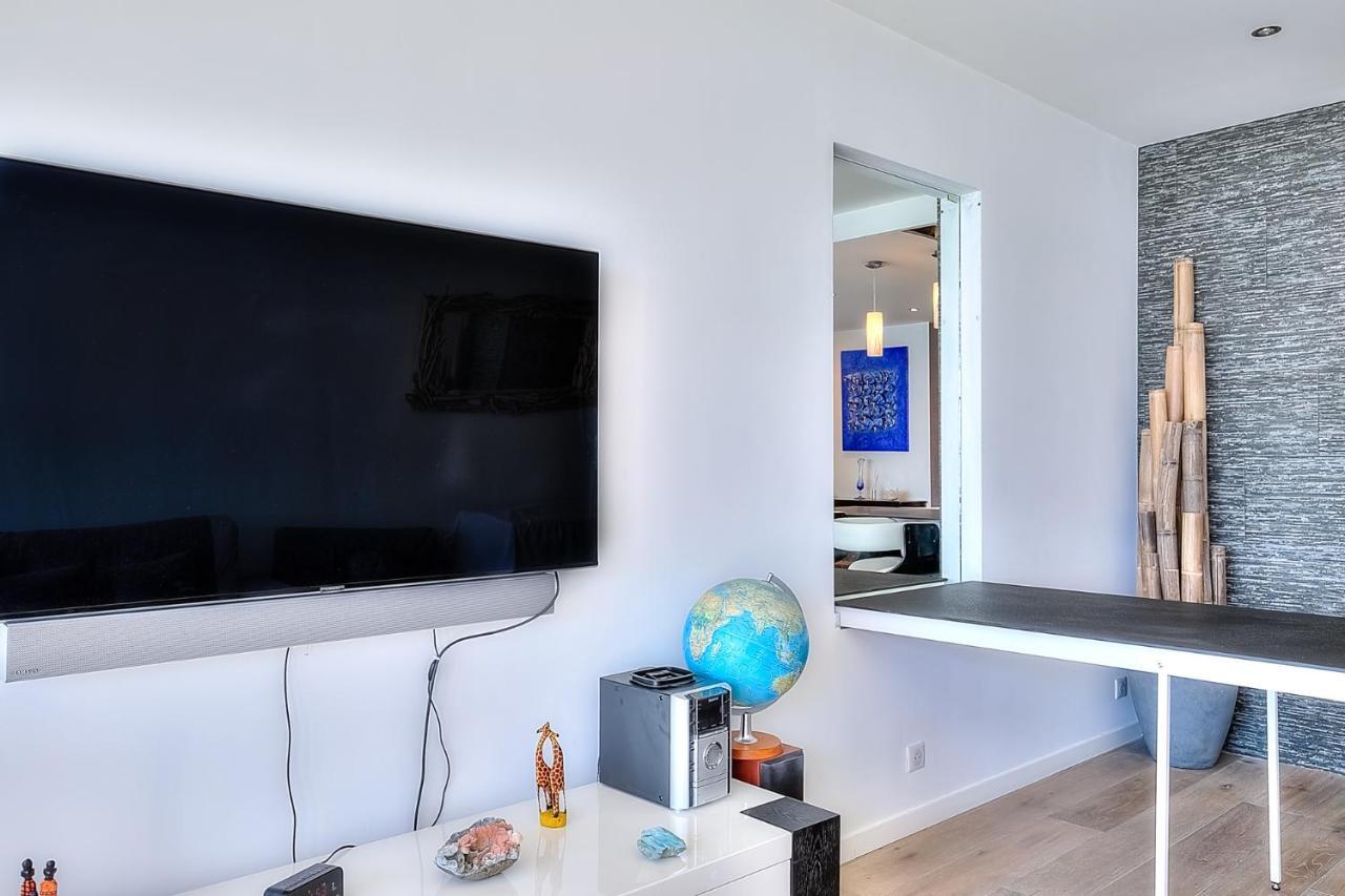 Apartamento Le Florentina, Dernier Etage Avec Terrasse, Vue Sur La Baie Des Anges Niza Exterior foto