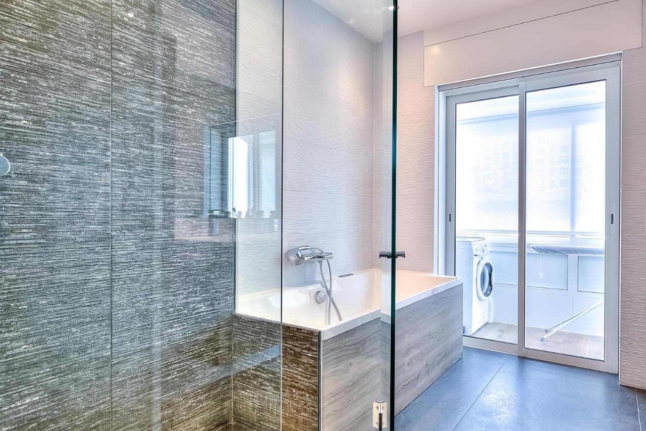 Apartamento Le Florentina, Dernier Etage Avec Terrasse, Vue Sur La Baie Des Anges Niza Exterior foto